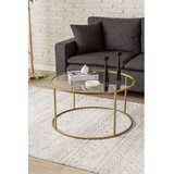 Hanah home sto za dnevnu sobu berlin 80 gold transparent | ePonuda.com
