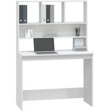  Radni stol s policama bijeli 102x45x148 cm konstruirano drvo | shoptok.hr