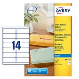 Avery Zweckform Transparentne etikete za DL ovojnice 99,1 x 38,1 mm | Shoptok.si