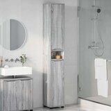  Kupaonski ormar s policom Siva Sonoma 30 5 x 30 x 195 cm | shoptok.hr