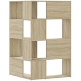  Kutni regal za knjige 4 razine boja hrasta 85x85x140 cm drveni | Eponuda.com
