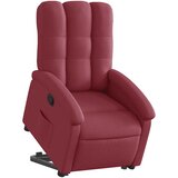  Naslonjač na podizanje od tkanine crvena boja vina | Eponuda.com
