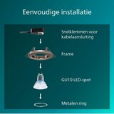 Philips set od 5 ugradnih svetala peridot 1xGU10/7W/230V srebrna | Eponuda.com