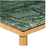 vidaXL Klubska mizica zelena 60x60x35 cm kamen z marmorno teksturo | Shoptok.si