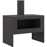 vidaXL Hladno valjani čelik/Crna Hladno valjani čelik 80 x 50 x 96 cm | shoptok.hr