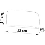  Stenska keramična svetilka PONTIUS črna, (21347359) | Shoptok.si