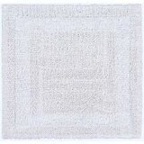 HOMESCAPES preproga de douche iz bombaža, 50 x 50 cm – bela, (5000165925) | Shoptok.si