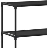  Stalak za pohranu iznad perilice 3 razine crni 69 x 28 x 169 cm | shoptok.hr