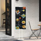  Stalci za sajmove 2 kom. Bijelo 30 x 23,5 x 210 cm Čelik Slike