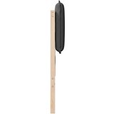  Tapecirani uzglavlje s uzglavljem Prirodna i tamno siva 200 cm | shoptok.hr