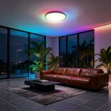 Aigostar LED RGBW prigušiva stropna svetiljka MESH LED/36W/230V 3000-6500K crna+daljinski upravljač | Eponuda.com