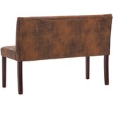  Klupa od umjetne brušene kože 120 cm smeđa | Eponuda.com