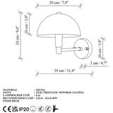 Opviq Zidna lampa Togg-14836, 20x29x24cm, IP20, Zlatna boja | Eponuda.ba