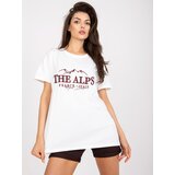 FANCY T-shirt-FA-TS-7720.43P-white-brown | Shoptok.si