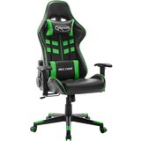 The Living Store Gaming stol črno in zeleno umetno usnje - Gaming Stol, (21625004) Cene