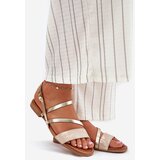 Maciejka Leather Women's Sandals with Flat Heel | Shoptok.si