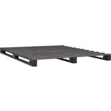  Za krevet od paleta sivi 140 x 200 cm od masivne borovine | shoptok.hr
