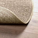  Rug "ZIZUR" Beige Ø 90 cm Juta videz Notranje in zunanje | Shoptok.si