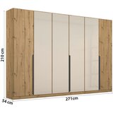 Rauch Möbel omara s klasičnimi vrati, barve šampanjca, hrast artisan | Shoptok.si