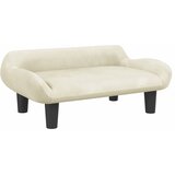  Krevet za pse krem 70 x 40 x 24 cm baršunasti | shoptok.hr