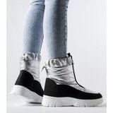 Gemre Silver-black insulated snow boots Controni | ePonuda.com