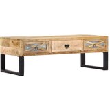  Klubska mizica 110x50x38 cm trden mangov les | Shoptok.si