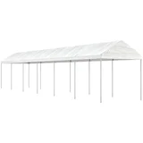 Paviljon s streho bel 13,38x2,28x2,69 m polietilen