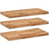  Plutajuće police 3kom s uljnim premazom 100x40x4cm drvo bagrema | Eponuda.ba