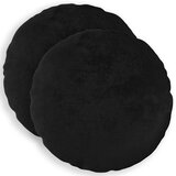  Presvlaka za jastuk 2 pcs HEERLEN Crna Ø 30 cm Flanel Cijene
