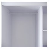 Hanah home ormar Martin 3 White Black Gold | ePonuda.com