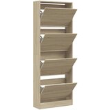 Furnova Omarica za čevlje sonoma hrast 60x21x163,5 cm inženirski les, (21954741) | Shoptok.si