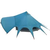  Teepee šator s krovom Plava i siva 600 x 600 x 347 cm | shoptok.hr