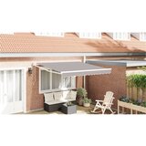 vidaXL Automatska uvlačiva tenda svijetlosiva 300x250 cm, Navlaka za tendu zamjenska za okvir 3x2.5 m svijetlosiva Cijene