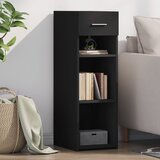 Maison Chic Komoda - Predalnik črna 30x42,5x93 cm inženirski les, (21716299) | Shoptok.si