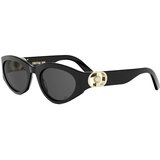 Dior 30Montaigne B7I Black Oval Sunglasses - ONE SIZE (54) Cijene