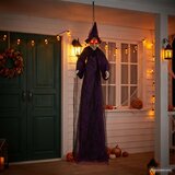  Hanging Halloween Talking Witch Ljubičasta 216 x 125 cm Slike