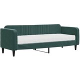 vidaXL Dnevna postelja z vzmetnico temno zelena 80x200 cm žamet, (20930013) | Shoptok.si