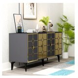 Hanah home irmak - anthracite, gold anthracitegold console | ePonuda.com