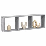 vidaXL Zidni ormarić 100x16x30 cm siva boja hrasta konstruirano drvo Cijene