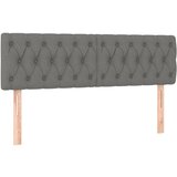 Maison Chic Posteljno vzglavje - Vzglavna omarica 2 kosa temno sivo 72x7x78/88 cm blago, (22078224) | Shoptok.si