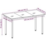  5-dijelni vrtni blagovaonski set od poliratana s jastucima bež | shoptok.hr