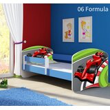  Dječji krevet ACMA s motivom, bočna plava 140x70 cm 06 Formula 1 | shoptok.hr