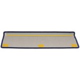 Prostirke za stepenice 15 kom 65x21x4 cm plave pravokutne rubove | shoptok.hr