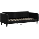  Dnevni krevet na razvlačenje s ladicama crni 80 x 200 cm baršun | shoptok.hr