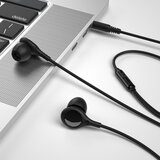 XO žičane slušalice EP46 mini jack sa poništavanjem buke crne | shoptok.hr