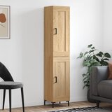  Visoka komoda hrasta sonome 34,5x34x180cm od konstruiranog drva | shoptok.hr