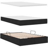  Krevet s madracem i skladištem Crna 120 x 190 cm Poliester | shoptok.hr