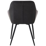 Unique Furniture Tamno sive blagovaonske stolice u setu s naslonima za ruke 2 kom od umjetne kože Nolan Square – | shoptok.hr