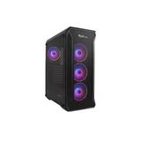 Irid 505 ARGB Midi Tower Black, Transparent