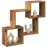 vidaXL Zidni ormarić 78x18x71 cm boja starog drva konstruirano drvo | shoptok.hr
